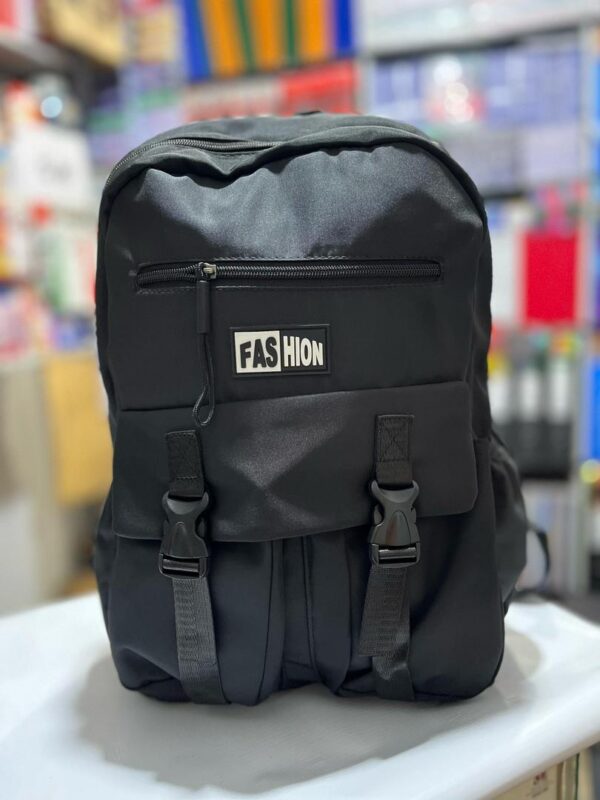 Black Buckle Backpack
