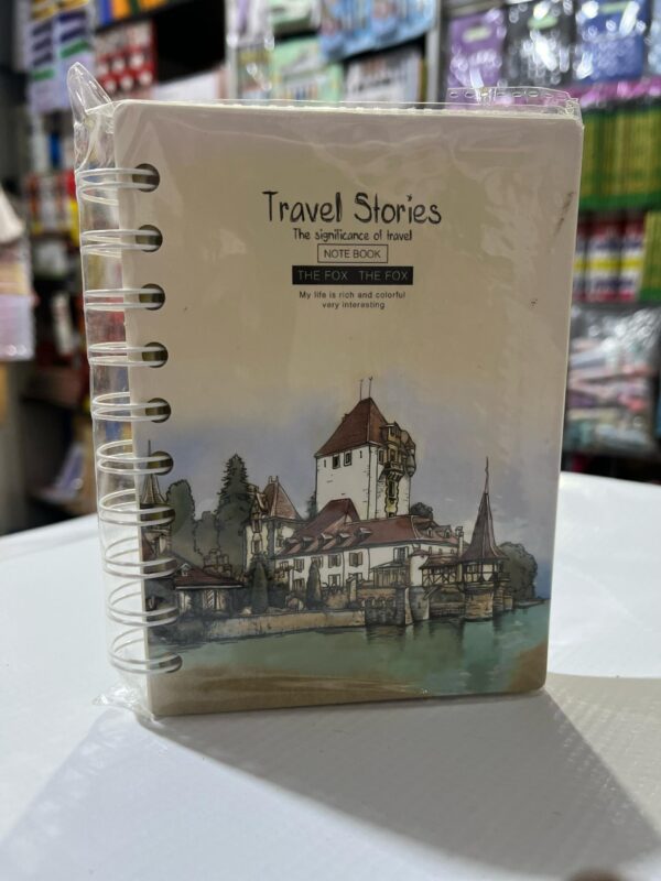 "Travel Stories" Castle Sketch Notebook