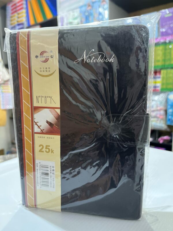 SHEN SHI Black 25k Magnetic Clasp Notebook