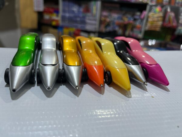 Colorful Race Car Retractable Pens (Set of 6)
