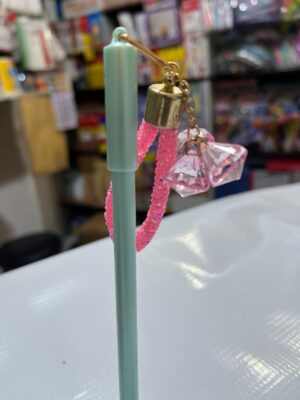 Mint Green Gem Charm Pen