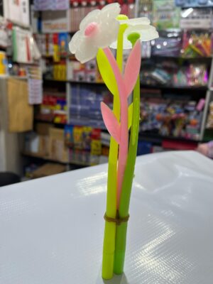 Colorful Flower Stem Pens (Set of 3)