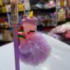 Purple Unicorn Charm Pen (Lavender Pom)