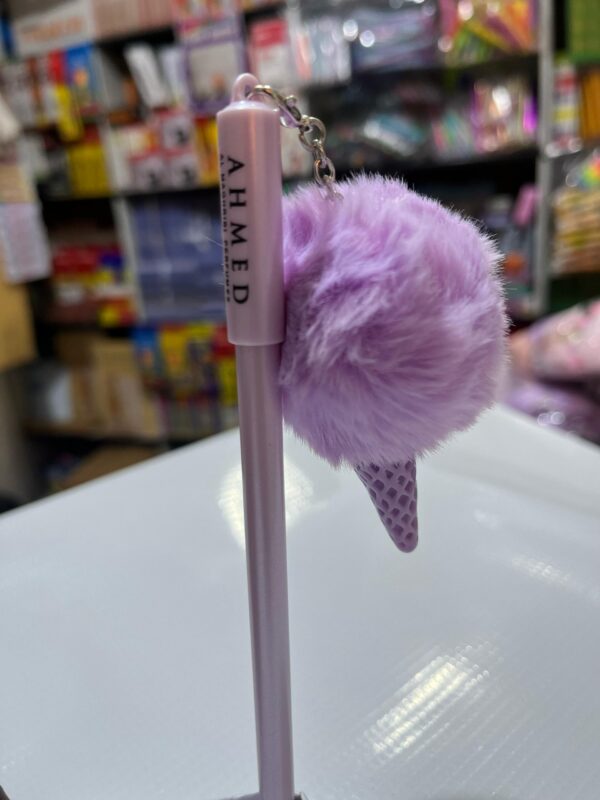 Purple Unicorn Charm Pen (Lavender Pom)