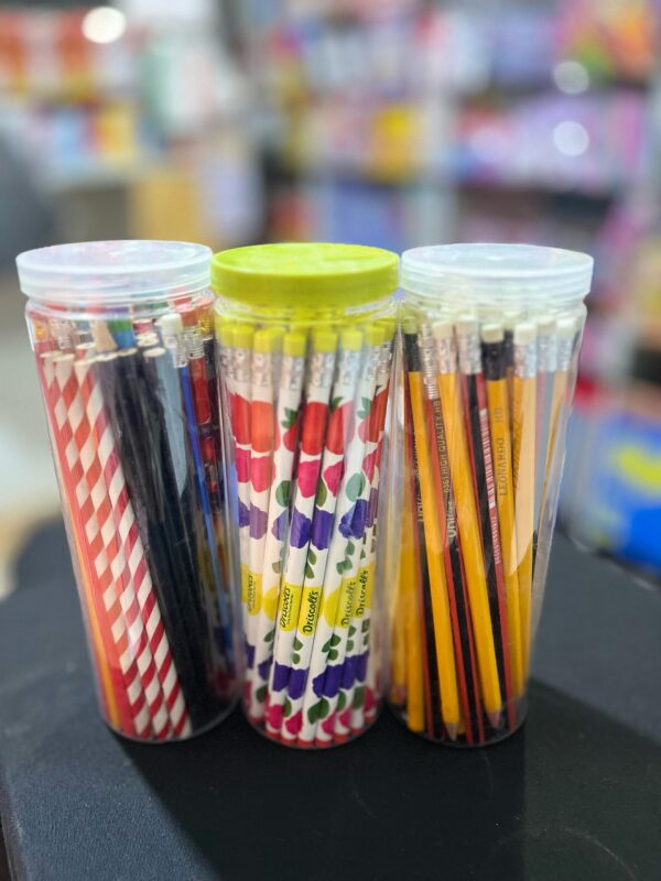 Decorative Patterned Pencil Tubs