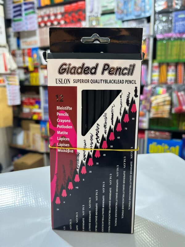 USLON Graded Blacklead Pencil Set (12-Pack)