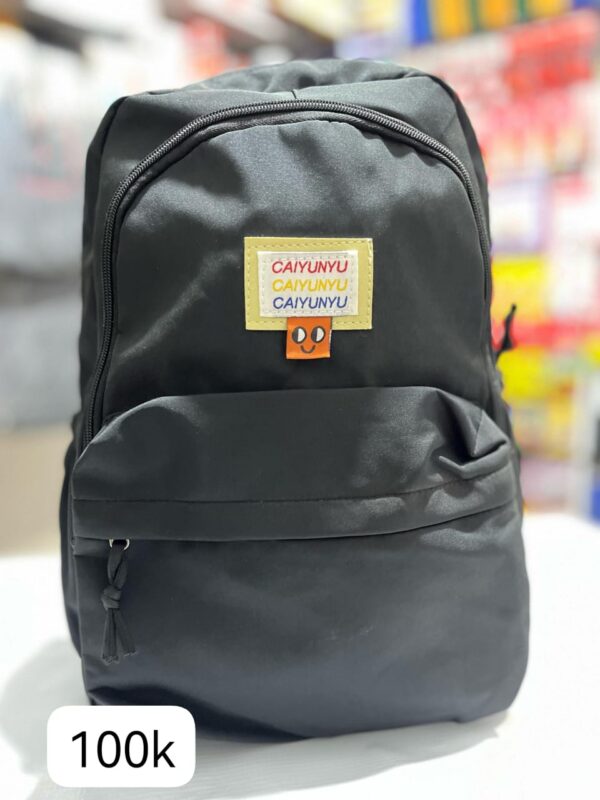 Black Casual Backpack