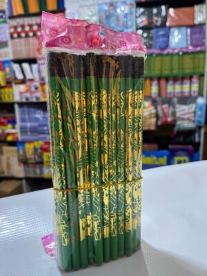 Green & Gold Foil Pattern Pencils (Bundle)