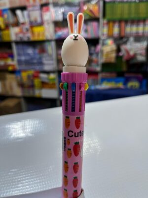 Bunny Topper Multi-Color Pen